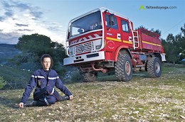 yoga lucie pompier gorakshasana